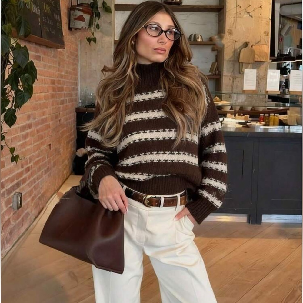 Shein Striped Sweater